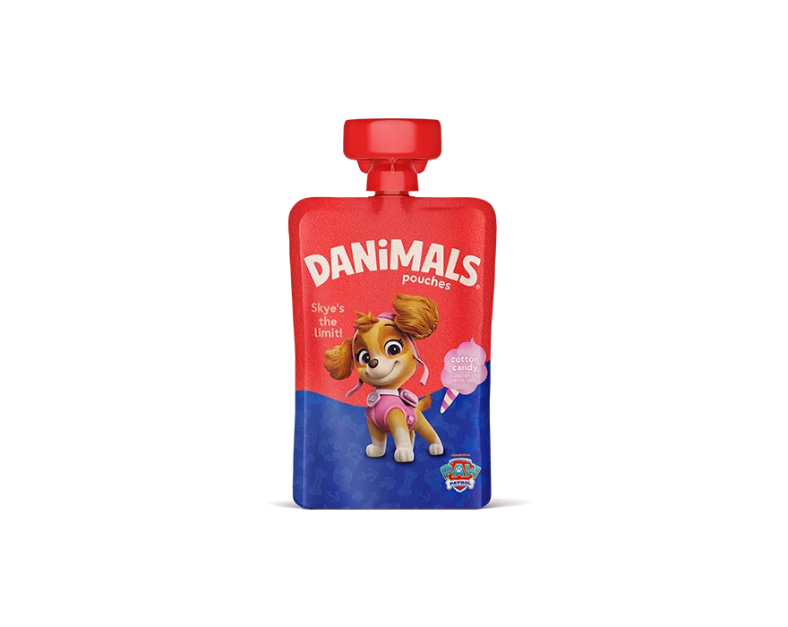 Danimals Cotton Candy Kids Yogurt Pouch