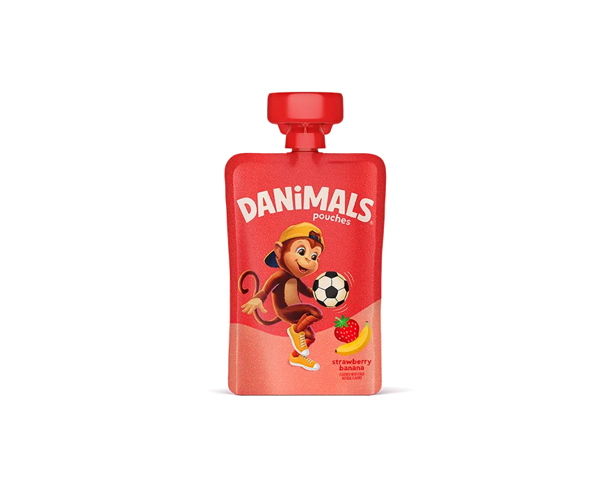 Strawberry Banana Kids Yogurt Pouch
