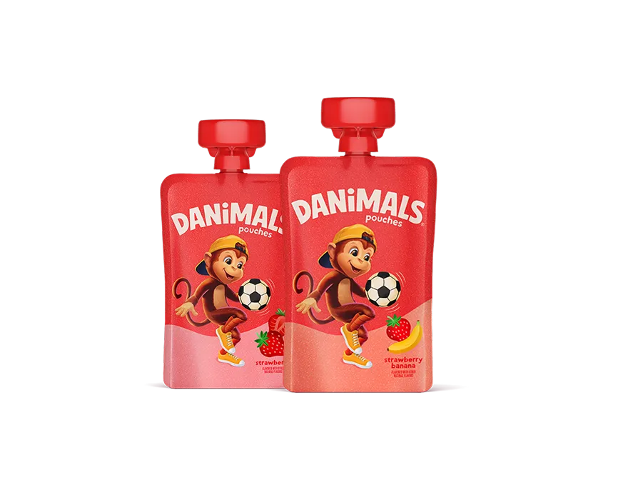 Strawberry-Banana Strawberry Yogurt Pouches 12 Pack