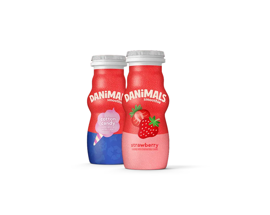 Cotton Candy Strawberry Kids Smoothies 12 Pack 