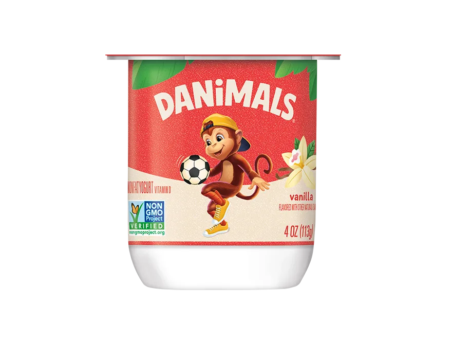 Danimals Vanilla Kids Nonfat Yogurt