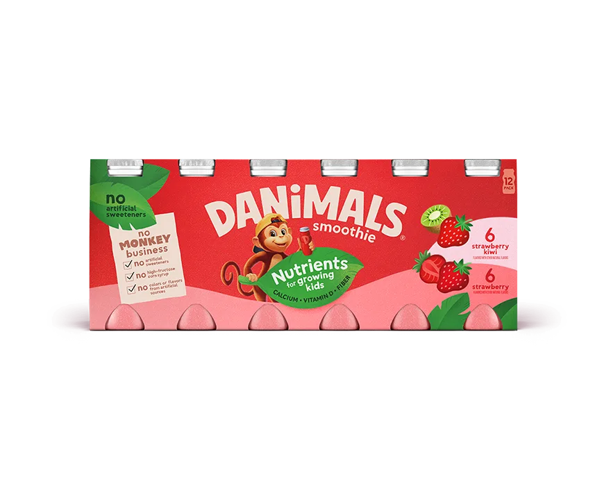 Strawberry Kiwi-Strawberry Kids Smoothies 12 Pack