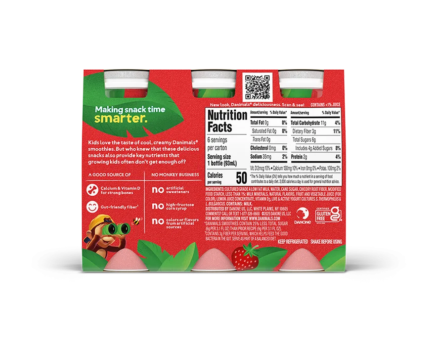Raspberry Kids Yogurt Smoothie