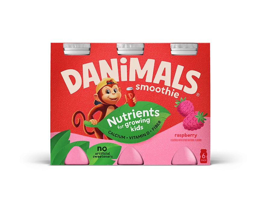 Raspberry Kids Yogurt Smoothie
